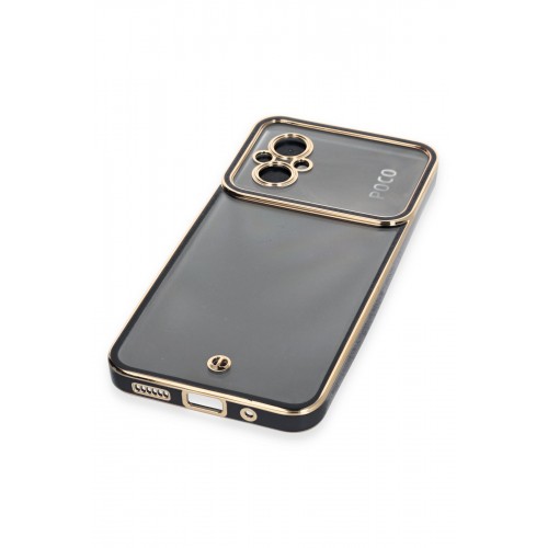 Newface Xiaomi Poco M5 Kılıf Liva Lens Silikon - Siyah Newface Xiaomi Poco M5 Kılıf Liva Lens Silikon - Siyah