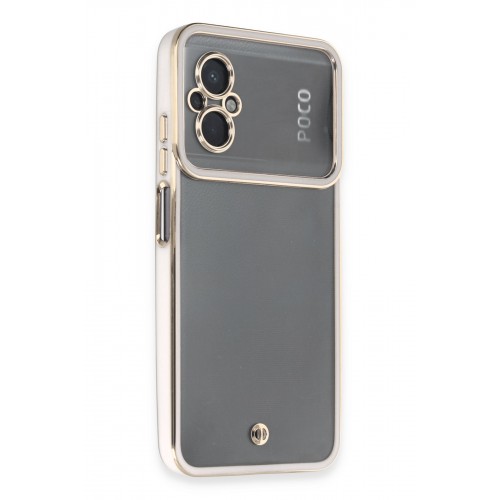 Newface Xiaomi Poco M5 Kılıf Liva Lens Silikon - Beyaz Newface Xiaomi Poco M5 Kılıf Liva Lens Silikon - Beyaz