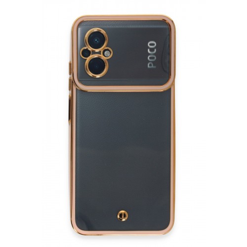Newface Xiaomi Poco M5 Kılıf Liva Lens Silikon - Rose Newface Xiaomi Poco M5 Kılıf Liva Lens Silikon - Rose