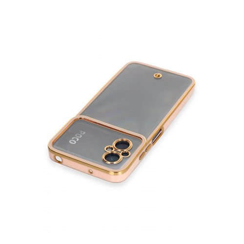 Newface Xiaomi Poco M5 Kılıf Liva Lens Silikon - Rose Newface Xiaomi Poco M5 Kılıf Liva Lens Silikon - Rose