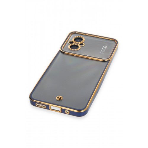 Newface Xiaomi Poco M5 Kılıf Liva Lens Silikon - Mavi Newface Xiaomi Poco M5 Kılıf Liva Lens Silikon - Mavi
