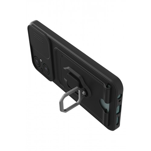 Newface Xiaomi Poco M5 Kılıf Zuma Kartvizitli Yüzüklü Silikon - Siyah Newface Xiaomi Poco M5 Kılıf Zuma Kartvizitli Yüzüklü Silikon - Siyah