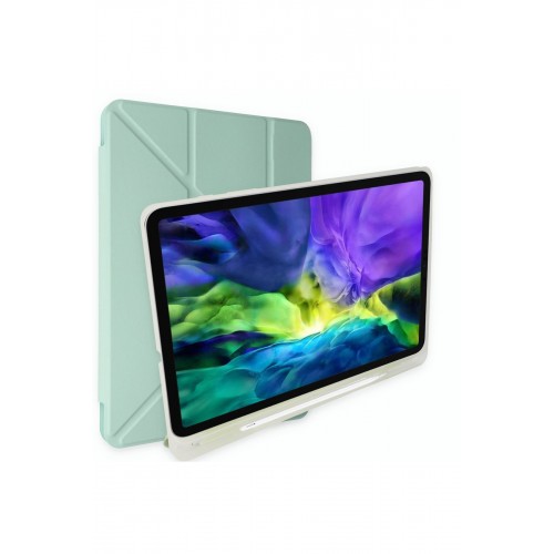 Newface iPad 2022 10.9 (10.nesil) Kılıf Kalemlikli Mars Tablet Kılıfı - Açık Yeşil Newface iPad 2022 10.9 (10.nesil) Kılıf Kalemlikli Mars Tablet Kılıfı - Açık Yeşil
