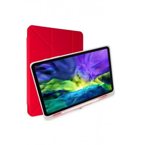 Newface iPad 2022 10.9 (10.nesil) Kılıf Kalemlikli Mars Tablet Kılıfı - Kırmızı Newface iPad 2022 10.9 (10.nesil) Kılıf Kalemlikli Mars Tablet Kılıfı - Kırmızı