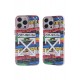 Newface iPhone 13 Pro Kılıf Prada Desenli Kapak - Prada Mavi - 2 Newface iPhone 13 Pro Kılıf Prada Desenli Kapak - Prada Mavi - 2