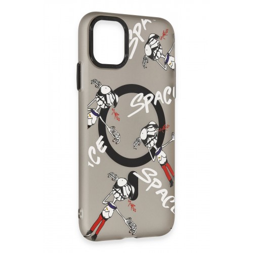 Newface iPhone 11 Kılıf Apollo Magneticsafe Desenli Kapak - Apollo Siyah - 3 Newface iPhone 11 Kılıf Apollo Magneticsafe Desenli Kapak - Apollo Siyah - 3