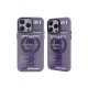 Newface iPhone 12 Pro Max Kılıf Apollo Magneticsafe Desenli Kapak - Apollo Mor - 3 Newface iPhone 12 Pro Max Kılıf Apollo Magneticsafe Desenli Kapak - Apollo Mor - 3