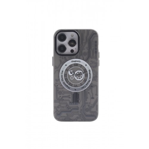 Newface iPhone 13 Pro Kılıf Apollo Magneticsafe Desenli Kapak - Apollo Siyah - 1 Newface iPhone 13 Pro Kılıf Apollo Magneticsafe Desenli Kapak - Apollo Siyah - 1