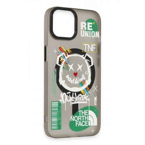 Newface iPhone 14 Kılıf Apollo Magneticsafe Desenli Kapak - Apollo Siyah - 2 Newface iPhone 14 Kılıf Apollo Magneticsafe Desenli Kapak - Apollo Siyah - 2
