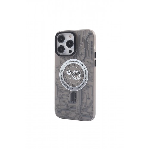 Newface iPhone 14 Pro Max Kılıf Apollo Magneticsafe Desenli Kapak - Apollo Siyah - 1 Newface iPhone 14 Pro Max Kılıf Apollo Magneticsafe Desenli Kapak - Apollo Siyah - 1