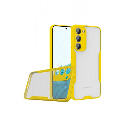 Newface Samsung Galaxy S23 Plus Kılıf Platin Silikon - Sarı Newface Samsung Galaxy S23 Plus Kılıf Platin Silikon - Sarı