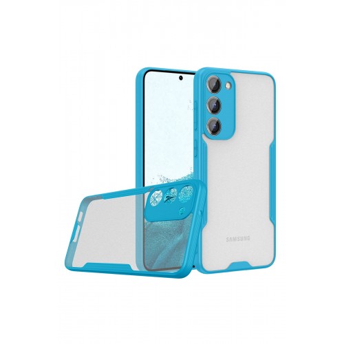 Newface Samsung Galaxy S23 Plus Kılıf Platin Silikon - Mavi Newface Samsung Galaxy S23 Plus Kılıf Platin Silikon - Mavi