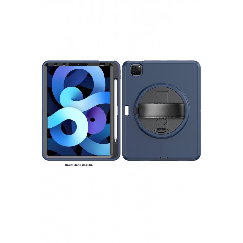 Newface iPad Pro 11 (2018) Kılıf Hand Strap Tablet Kılıfı - Lacivert Newface iPad Pro 11 (2018) Kılıf Hand Strap Tablet Kılıfı - Lacivert