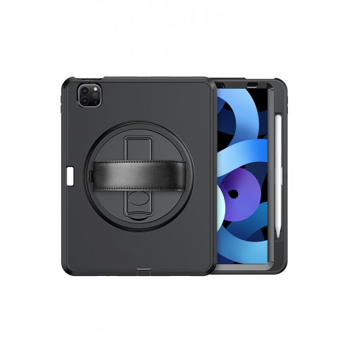Newface iPad Pro 11 (2020) Kılıf Hand Strap Tablet Kılıfı - Siyah Newface iPad Pro 11 (2020) Kılıf Hand Strap Tablet Kılıfı - Siyah