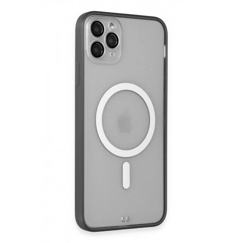 Newface iPhone 11 Pro Max Kılıf Grand Magneticsafe Kapak - Siyah Newface iPhone 11 Pro Max Kılıf Grand Magneticsafe Kapak - Siyah