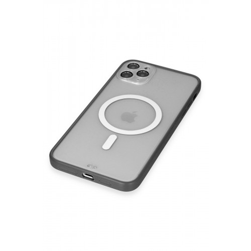 Newface iPhone 11 Pro Max Kılıf Grand Magneticsafe Kapak - Siyah Newface iPhone 11 Pro Max Kılıf Grand Magneticsafe Kapak - Siyah