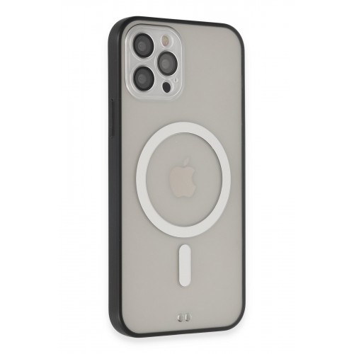 Newface iPhone 12 Pro Kılıf Grand Magneticsafe Kapak - Siyah Newface iPhone 12 Pro Kılıf Grand Magneticsafe Kapak - Siyah