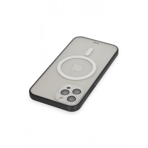 Newface iPhone 12 Pro Kılıf Grand Magneticsafe Kapak - Siyah Newface iPhone 12 Pro Kılıf Grand Magneticsafe Kapak - Siyah