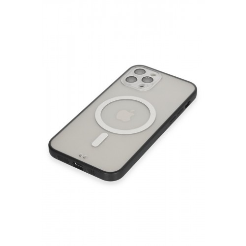 Newface iPhone 12 Pro Kılıf Grand Magneticsafe Kapak - Siyah Newface iPhone 12 Pro Kılıf Grand Magneticsafe Kapak - Siyah