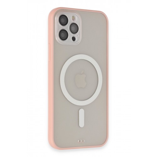 Newface iPhone 12 Pro Max Kılıf Grand Magneticsafe Kapak - Pembe Newface iPhone 12 Pro Max Kılıf Grand Magneticsafe Kapak - Pembe