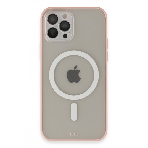 Newface iPhone 12 Pro Max Kılıf Grand Magneticsafe Kapak - Pembe Newface iPhone 12 Pro Max Kılıf Grand Magneticsafe Kapak - Pembe