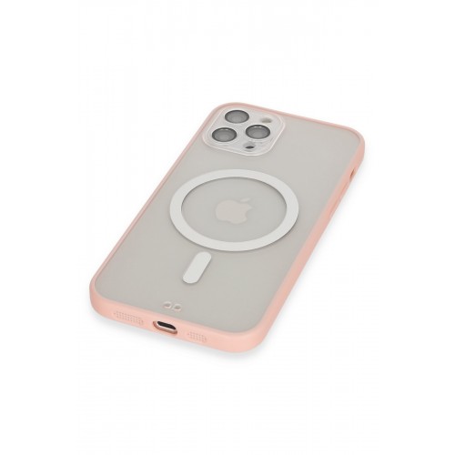 Newface iPhone 12 Pro Max Kılıf Grand Magneticsafe Kapak - Pembe Newface iPhone 12 Pro Max Kılıf Grand Magneticsafe Kapak - Pembe