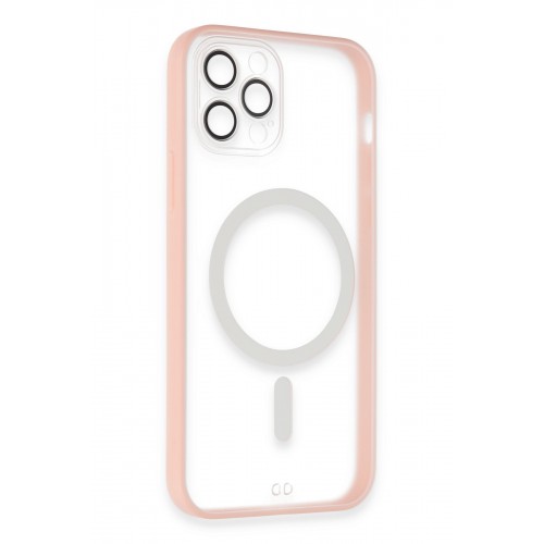 Newface iPhone 12 Pro Max Kılıf Grand Magneticsafe Kapak - Pembe Newface iPhone 12 Pro Max Kılıf Grand Magneticsafe Kapak - Pembe