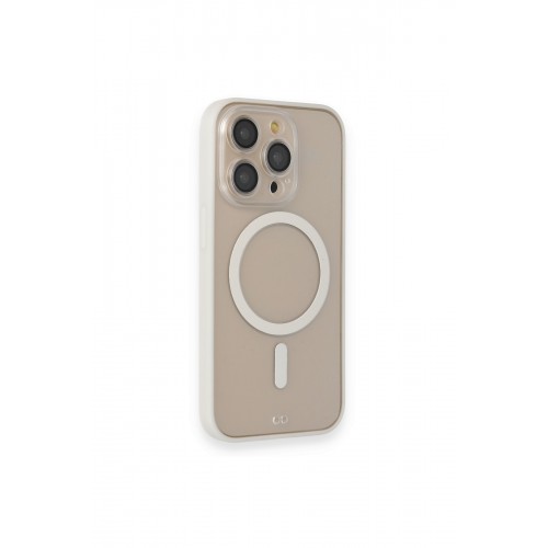 Newface iPhone 13 Pro Max Kılıf Grand Magneticsafe Kapak - Beyaz Newface iPhone 13 Pro Max Kılıf Grand Magneticsafe Kapak - Beyaz