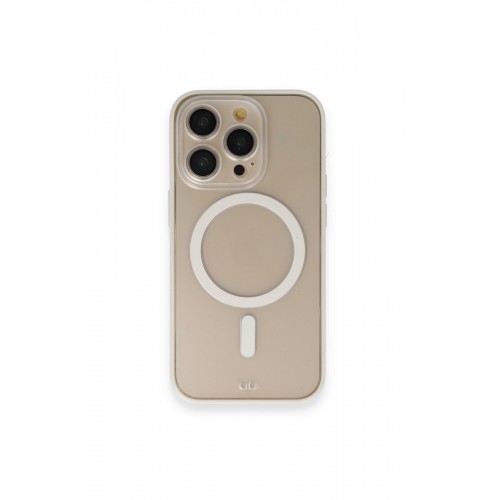 Newface iPhone 14 Pro Kılıf Grand Magneticsafe Kapak - Beyaz Newface iPhone 14 Pro Kılıf Grand Magneticsafe Kapak - Beyaz