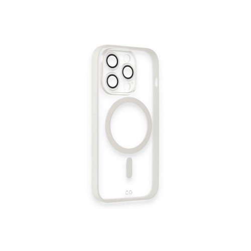 Newface iPhone 14 Pro Kılıf Grand Magneticsafe Kapak - Beyaz Newface iPhone 14 Pro Kılıf Grand Magneticsafe Kapak - Beyaz