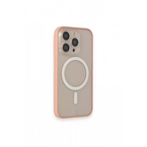 Newface iPhone 14 Pro Kılıf Grand Magneticsafe Kapak - Pembe Newface iPhone 14 Pro Kılıf Grand Magneticsafe Kapak - Pembe