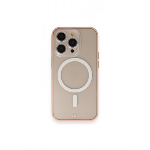 Newface iPhone 14 Pro Kılıf Grand Magneticsafe Kapak - Pembe Newface iPhone 14 Pro Kılıf Grand Magneticsafe Kapak - Pembe