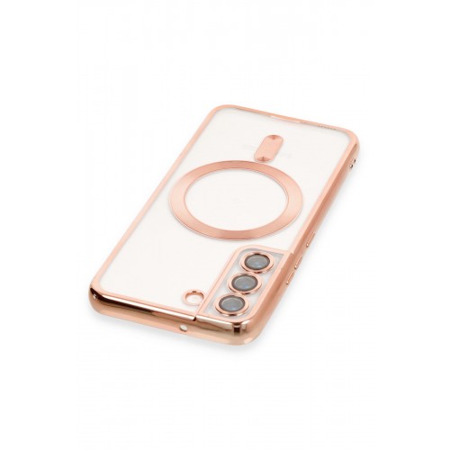 Newface Samsung Galaxy S22 Kılıf Kross Magneticsafe Kapak - Rose Newface Samsung Galaxy S22 Kılıf Kross Magneticsafe Kapak - Rose