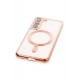Newface Samsung Galaxy S22 Kılıf Kross Magneticsafe Kapak - Rose Newface Samsung Galaxy S22 Kılıf Kross Magneticsafe Kapak - Rose