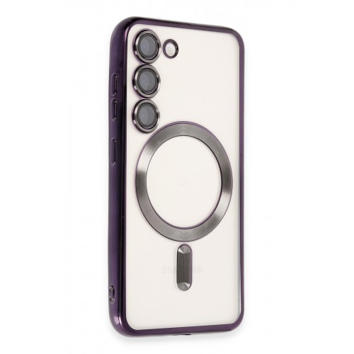 Newface Samsung Galaxy S23 Plus Kılıf Kross Magneticsafe Kapak - Mor Newface Samsung Galaxy S23 Plus Kılıf Kross Magneticsafe Kapak - Mor