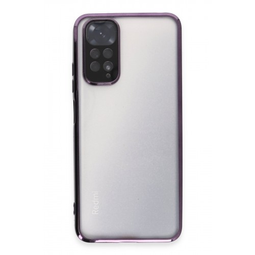 Newface Xiaomi Redmi Note 11 Kılıf Razer Lensli Silikon - Mor Newface Xiaomi Redmi Note 11 Kılıf Razer Lensli Silikon - Mor