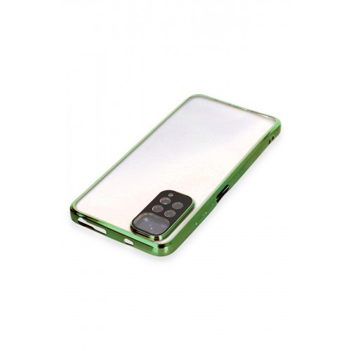 Newface Xiaomi Redmi Note 11S Kılıf Razer Lensli Silikon - Yeşil Newface Xiaomi Redmi Note 11S Kılıf Razer Lensli Silikon - Yeşil