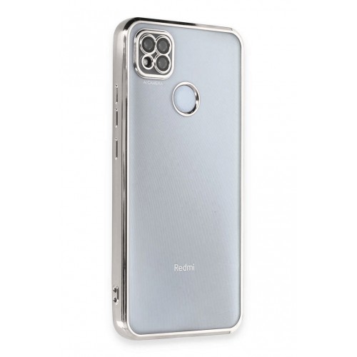 Newface Xiaomi Redmi 9C Kılıf Razer Lensli Silikon - Gümüş Newface Xiaomi Redmi 9C Kılıf Razer Lensli Silikon - Gümüş