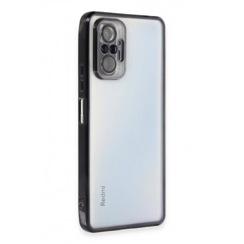 Newface Xiaomi Redmi Note 10 Pro Kılıf Razer Lensli Silikon - Siyah Newface Xiaomi Redmi Note 10 Pro Kılıf Razer Lensli Silikon - Siyah