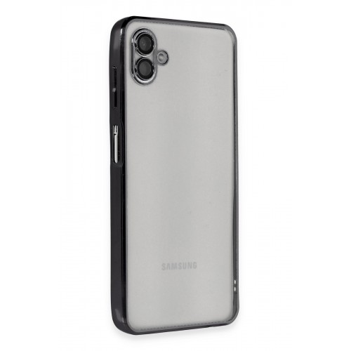 Newface Samsung Galaxy A04 Kılıf Razer Lensli Silikon - Siyah Newface Samsung Galaxy A04 Kılıf Razer Lensli Silikon - Siyah