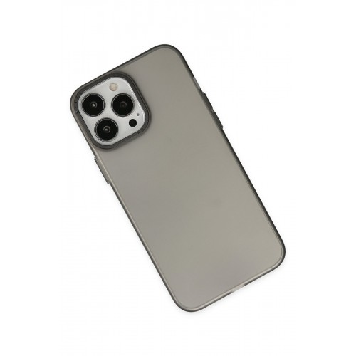 Newface iPhone 13 Pro Kılıf Modos Metal Kapak - Siyah Newface iPhone 13 Pro Kılıf Modos Metal Kapak - Siyah
