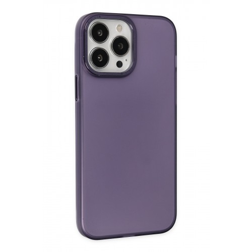 Newface iPhone 13 Pro Kılıf Modos Metal Kapak - Derin Mor Newface iPhone 13 Pro Kılıf Modos Metal Kapak - Derin Mor