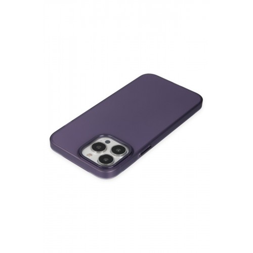 Newface iPhone 13 Pro Kılıf Modos Metal Kapak - Derin Mor Newface iPhone 13 Pro Kılıf Modos Metal Kapak - Derin Mor