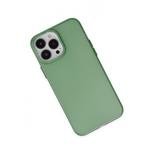 Newface iPhone 13 Pro Kılıf Modos Metal Kapak - Koyu Yeşil Newface iPhone 13 Pro Kılıf Modos Metal Kapak - Koyu Yeşil
