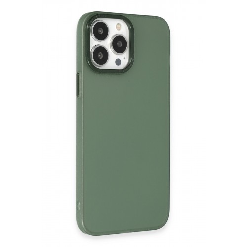Newface iPhone 13 Pro Max Kılıf Modos Metal Kapak - Koyu Yeşil Newface iPhone 13 Pro Max Kılıf Modos Metal Kapak - Koyu Yeşil