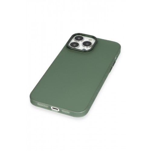 Newface iPhone 13 Pro Max Kılıf Modos Metal Kapak - Koyu Yeşil Newface iPhone 13 Pro Max Kılıf Modos Metal Kapak - Koyu Yeşil