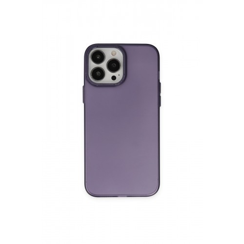 Newface iPhone 13 Pro Max Kılıf Modos Metal Kapak - Derin Mor Newface iPhone 13 Pro Max Kılıf Modos Metal Kapak - Derin Mor