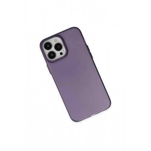 Newface iPhone 13 Pro Max Kılıf Modos Metal Kapak - Derin Mor Newface iPhone 13 Pro Max Kılıf Modos Metal Kapak - Derin Mor