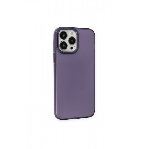 Newface iPhone 13 Pro Max Kılıf Modos Metal Kapak - Derin Mor Newface iPhone 13 Pro Max Kılıf Modos Metal Kapak - Derin Mor
