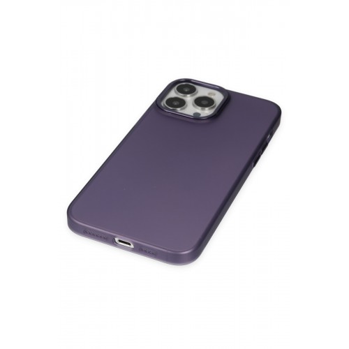 Newface iPhone 13 Pro Max Kılıf Modos Metal Kapak - Derin Mor Newface iPhone 13 Pro Max Kılıf Modos Metal Kapak - Derin Mor